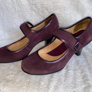 Croft & Barrow Purple Suede Pumps
